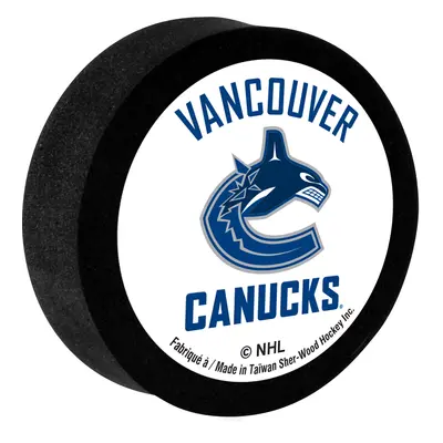 Vancouver Canucks pěnový puk White Sher-Wood