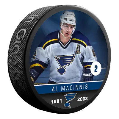 St. Louis Blues puk Al MacInnis #2 Souvenir Collector Hockey Puck