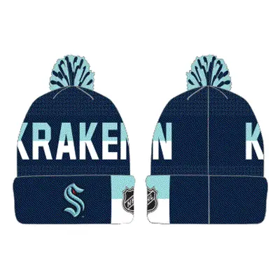 Seattle Kraken dětská zimní čepice Faceoff Jacquard Knit