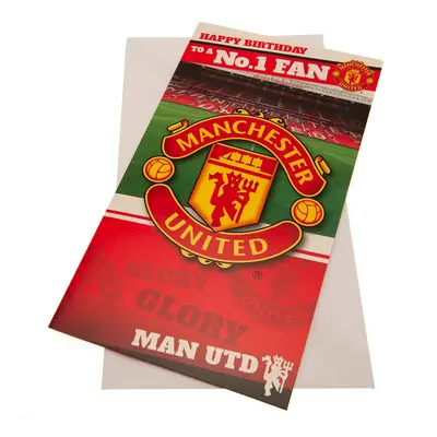 Manchester United blahopřání Birthday Card No 1 Fan