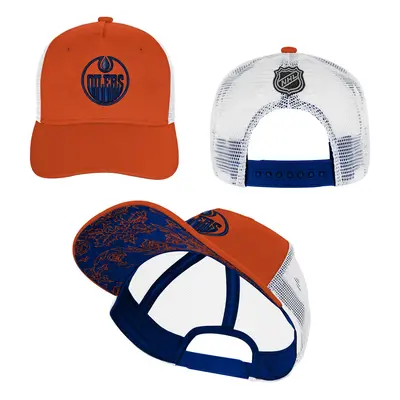 Edmonton Oilers dětská čepice baseballová kšiltovka Lifestyle Snapback Trucker