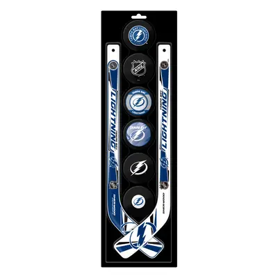 Tampa Bay Lightning plastová minihokejka Six Pack