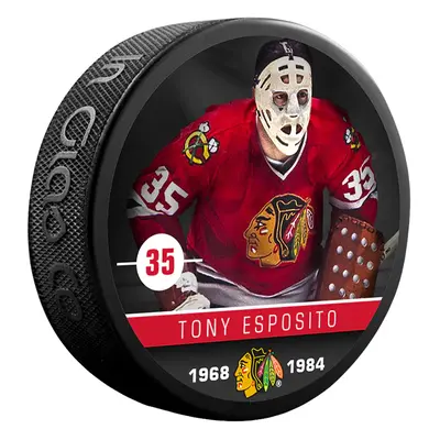 Chicago Blackhawks puk Tony Esposito #35 Souvenir Collector Hockey Puck