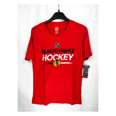 Chicago Blackhawks dětské tričko Apro Wordmark Ss Ctn Tee red