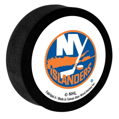 New York Islanders pěnový puk White Sher-Wood