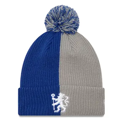 FC Chelsea zimní kulich Block Blue Bobble