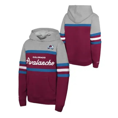 Colorado Avalanche dětská mikina s kapucí Head Coach Hoody