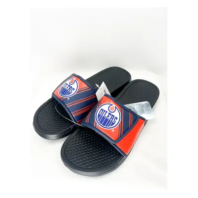 Edmonton Oilers pánské pantofle Legacy Velcro Sport Slide Slipper