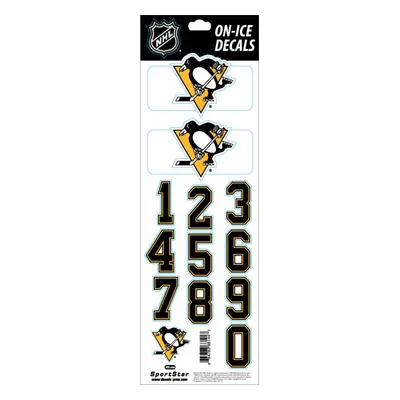 Pittsburgh Penguins samolepky na helmu Decals ON-Ice