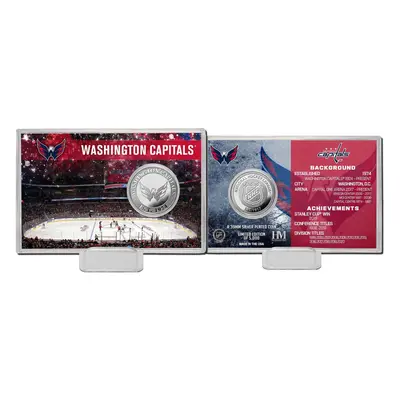 Washington Capitals sběratelská mince History Silver Coin Card Limited Edition od 5000