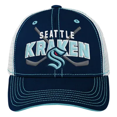 Seattle Kraken dětská čepice baseballová kšiltovka Lockup Meshback Adjustable