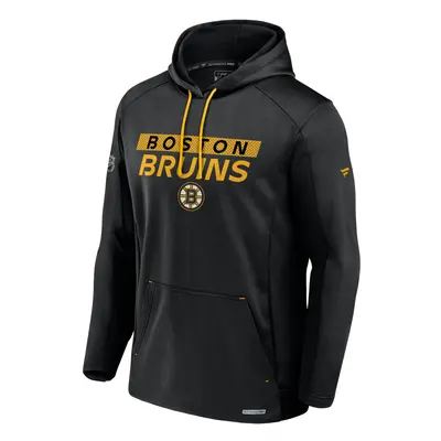 Boston Bruins pánská mikina s kapucí AP Rink Poly Fleece Pullover Hood