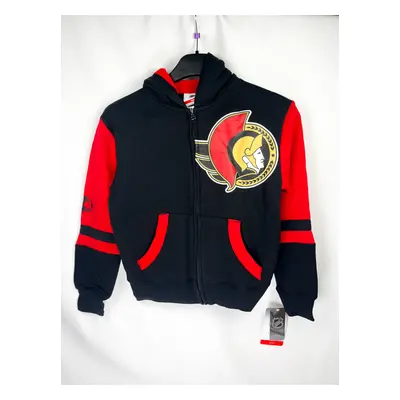 Ottawa Senators dětská mikina s kapucí Faceoff Colorblocked Fleece Full-Zip