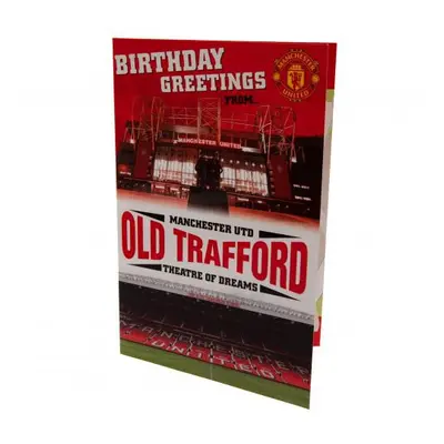 Manchester United narozeninové přání Pop-Up Birthday Card