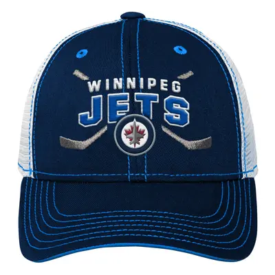 Winnipeg Jets dětská čepice baseballová kšiltovka Lockup Meshback Adjustable