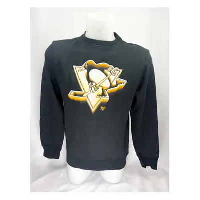 Pittsburgh Penguins pánská mikina Chrome Graphic Crew Sweatshirt Black