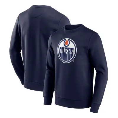 Edmonton Oilers pánská mikina Primary Logo Graphic Crew Sweatshirt - VALUE