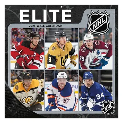 NHL produkty kalendář Elite 2025 Wall Calendar