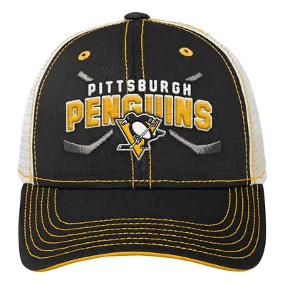 Pittsburgh Penguins čepice baseballová kšiltovka Lockup Meshback Adjustable