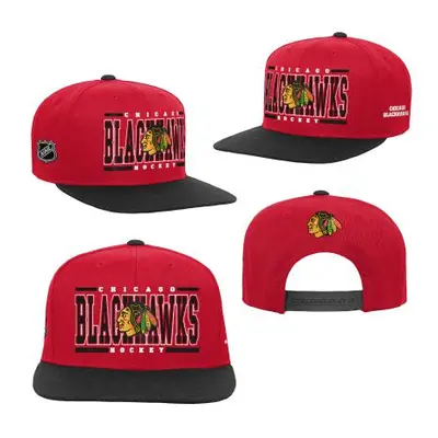 Chicago Blackhawks dětská čepice flat kšiltovka Retro Deadstock Snapback