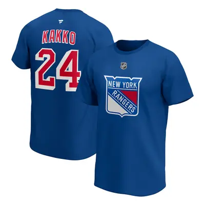 New York Rangers pánské tričko Authentic Stack Name & Number