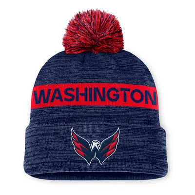 Washington Capitals zimní čepice Authentic Pro Rink Beanie Cuff With POM