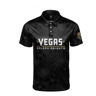 Vegas Golden Knights pánské polo tričko Floral Wordmark