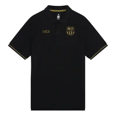 FC Barcelona pánské polo tričko Crest gold