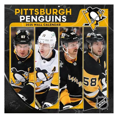 Pittsburgh Penguins kalendář 2025 Wall Calendar