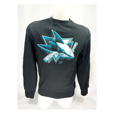 San Jose Sharks pánská mikina Chrome Graphic Crew Sweatshirt Black