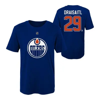 Edmonton Oilers dětské tričko Leon Draisaitl #29 Flat Captains N&N Ctn Tee