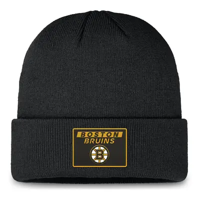 Boston Bruins zimní čepice Authentic Pro Rink Prime Cuffed Beanie