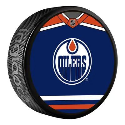 Edmonton Oilers puk Jersey Design Souvenir Collector Hockey