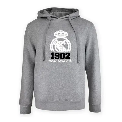 Real Madrid dětská mikina s kapucí No21 Crest grey