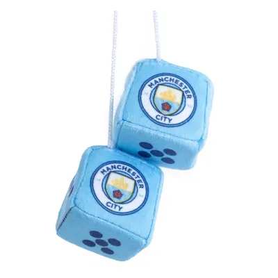 Manchester City kostky do auta blue and white dice