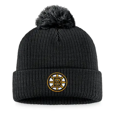 Boston Bruins zimní čepice Core Beanie Cuff Pom Knit