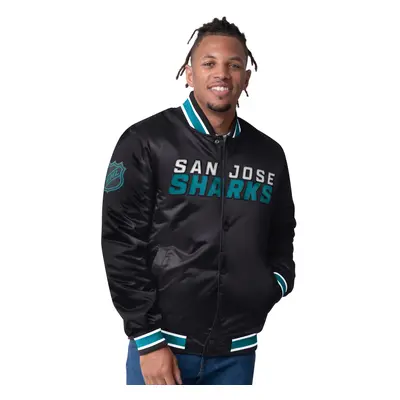 San Jose Sharks pánská bunda The CLOSER Reversible Varsity Satin