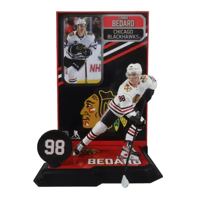 Chicago Blackhawks figurka Connor Bedard #98 Figure SportsPicks 2023/2024 Season Away Jersey