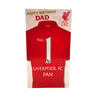 FC Liverpool narozeninové přání Birthday Card Dad