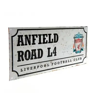 FC Liverpool cedule na zeď street sign retro