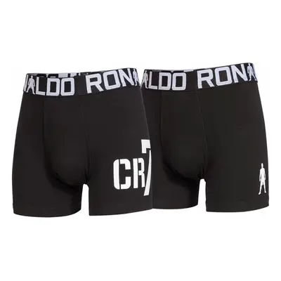 Cristiano Ronaldo dětské boxerky 2pack CR7 fullblack