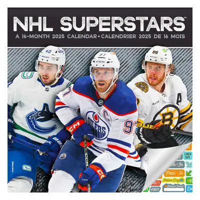 NHL produkty kalendář Superstars 2025 Wall Calendar