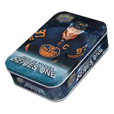 NHL boxy hokejové karty NHL 2024-25 Upper Deck Series 1 Tin Box