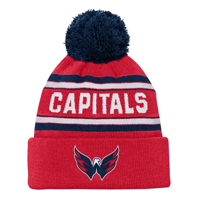 Washington Capitals dětská zimní čepice Jacquard Cuffed Knit With Pom