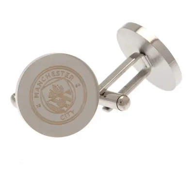 Manchester City manžetové knoflíčky Stainless Steel Round Cufflinks