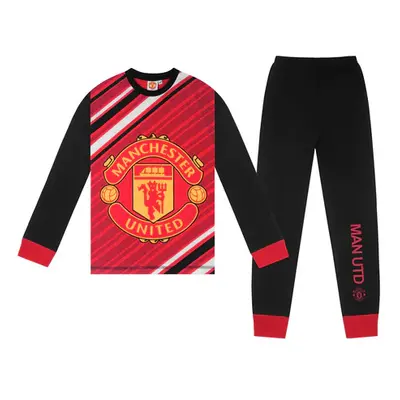 Manchester United dětské pyžamo Long black