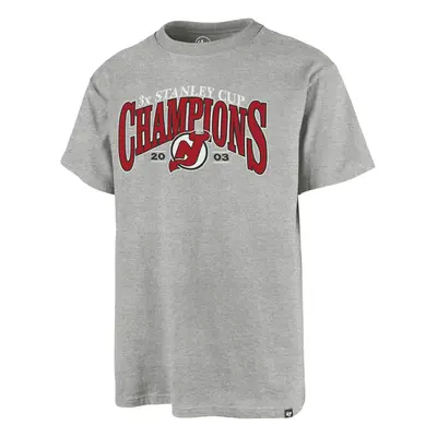 New Jersey Devils pánské tričko Champions Backer 47 ECHO Tee grey