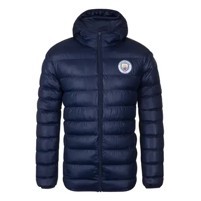 Manchester City pánská bunda s kapucí Winter navy