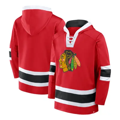 Chicago Blackhawks pánská mikina s kapucí Mens Laced Hockey