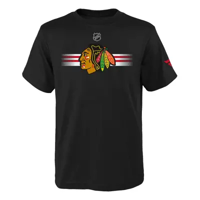 Chicago Blackhawks dětské tričko Apro Logo Ss Ctn Tee black